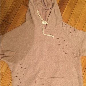 Short sleeve hoodie